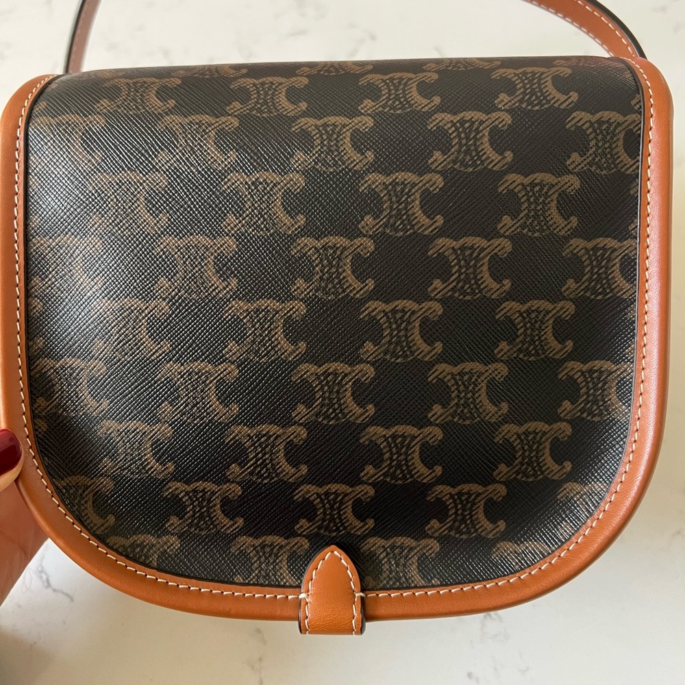 💯 AUTHENTIC CELINE FOLCO BAG - Picture 5 of 11